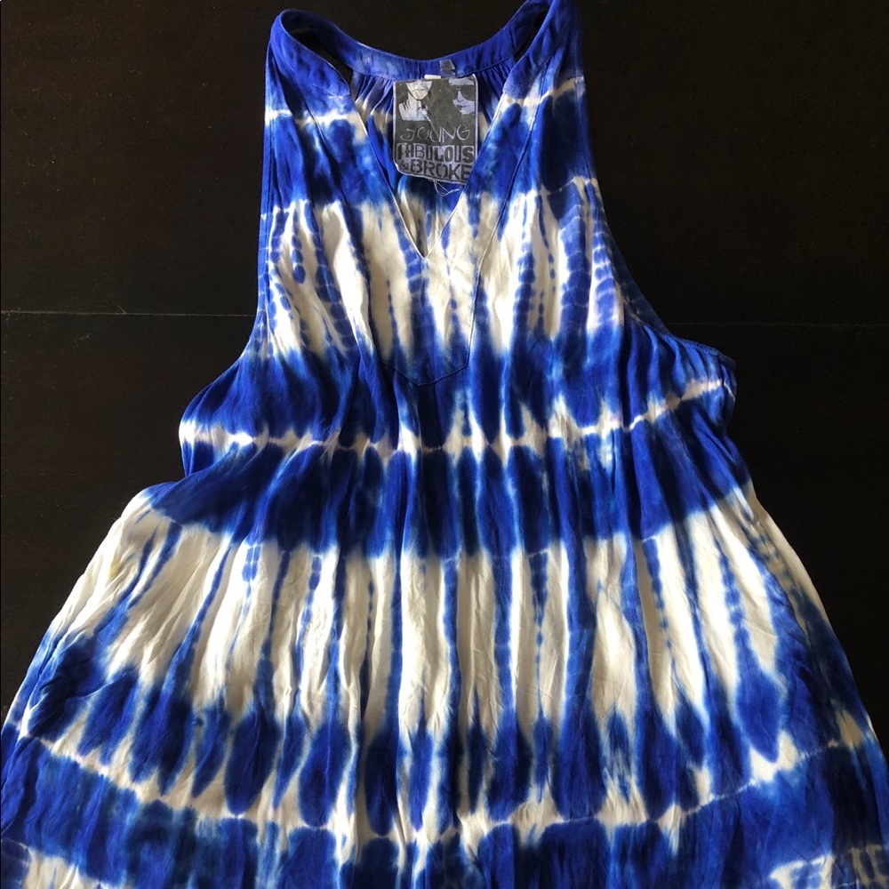 Young Fabulous & Broke Sleeveless Tie Dye Dress